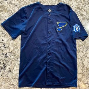 St. Louis Blues Baseball Jersey NHL Hockey